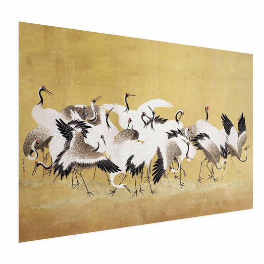 Poster - Japanese Cranes