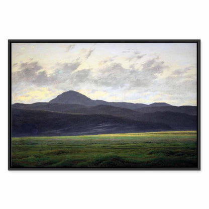 Leinwandbild - Caspar David Friedrich – Mountain Landscape in Bohemia