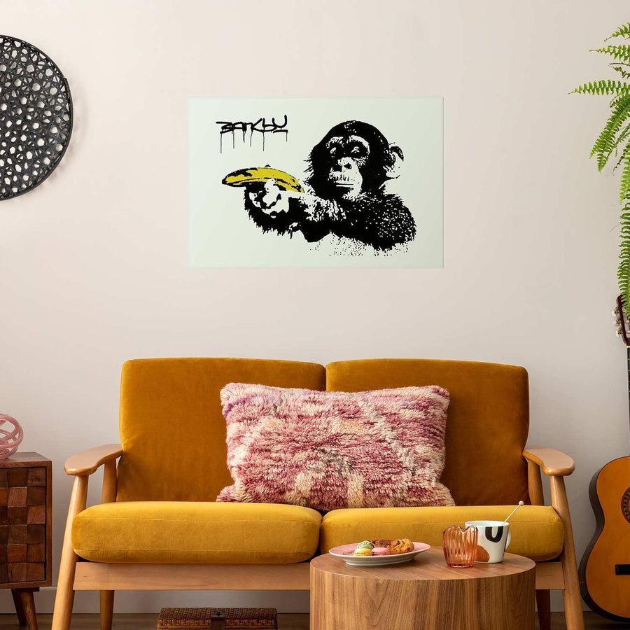 Poster - Banksy: Monkey with a Banana Artgeist