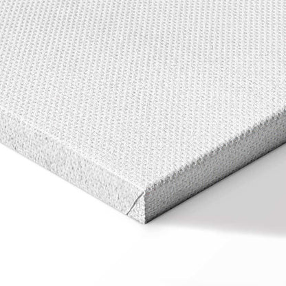 Leinwandbild - Fish in Pastels - Stylized Fish Against Gradient Shapes