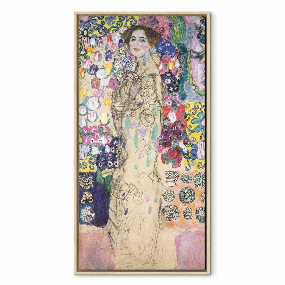 Leinwandbild - Gustav Klimt – Portrait of Maria Munk