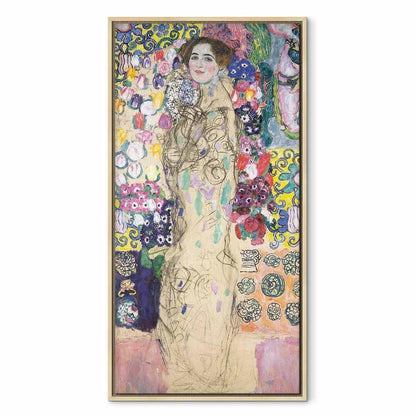 Leinwandbild - Gustav Klimt – Portrait of Maria Munk