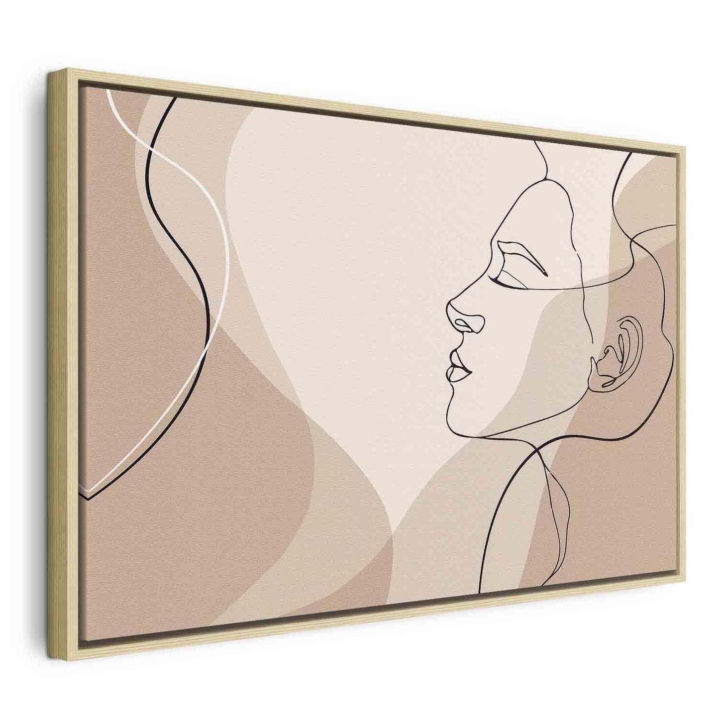 Leinwandbild - Feminine line