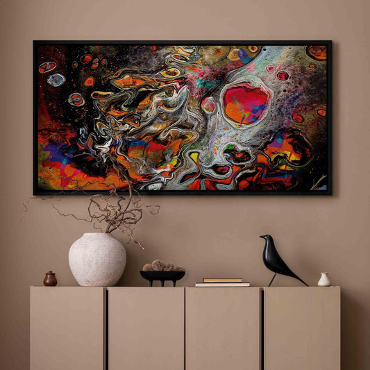 Leinwandbild - Paint Universe (1 Part) Wide