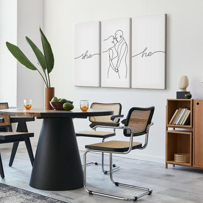 Leinwandbild - Love Triptych (3 Parts)