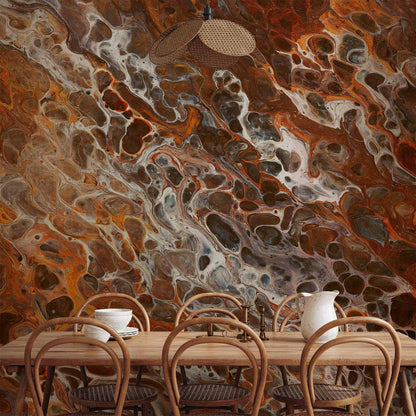 Fototapete - Brown Craters