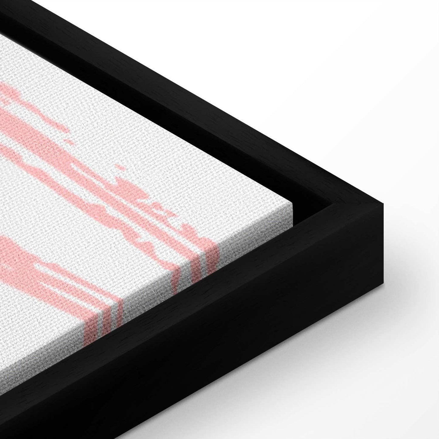 Leinwandbild - Exotic Wings - Parrot Among Abstract Leaf Patterns