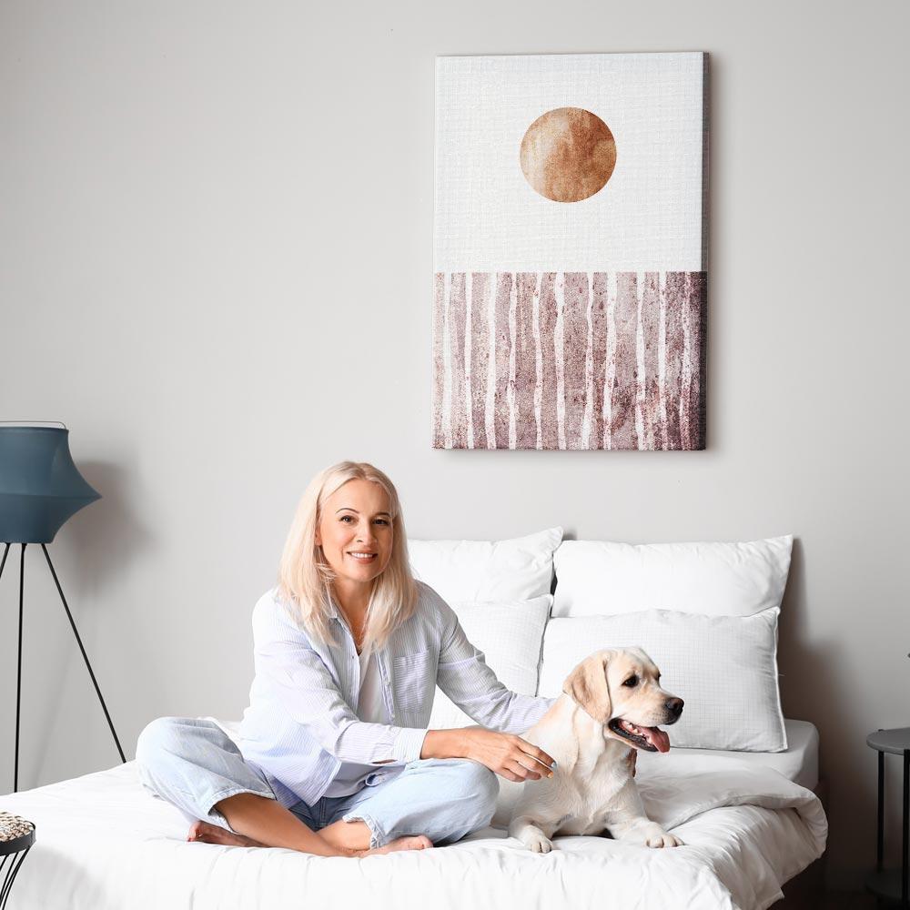 Leinwandbild - Harmony and Rhythm (1 Part) Vertical