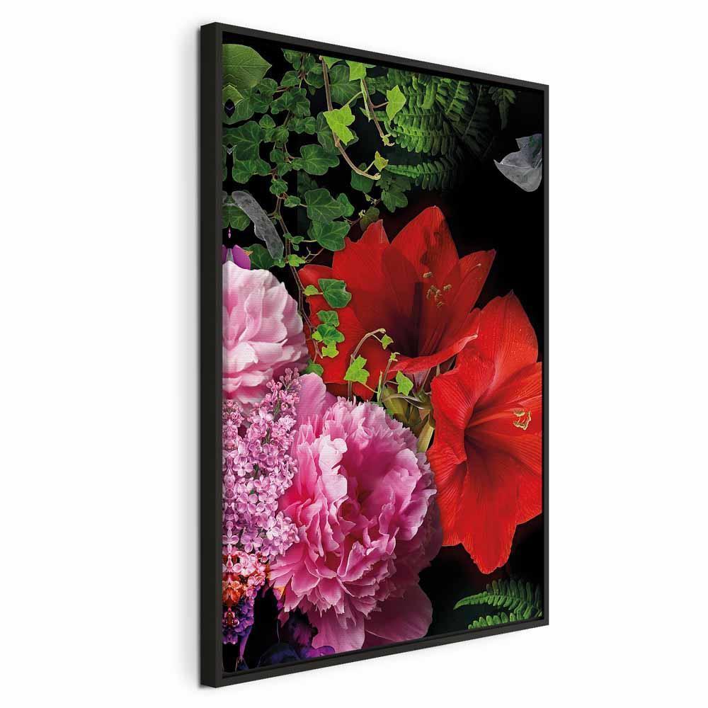 Leinwandbild - Floral Symphony (1 Part) Vertical