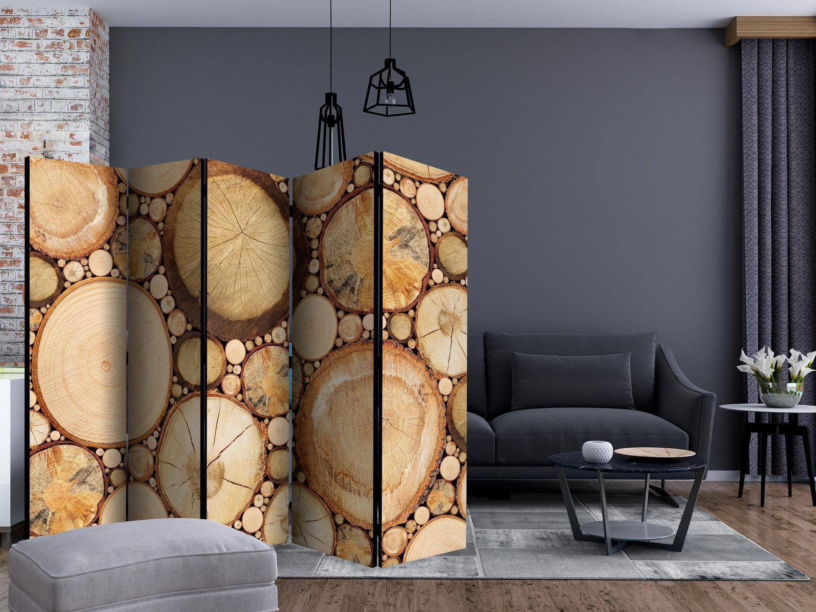 Paravent - Wood grains II Artgeist