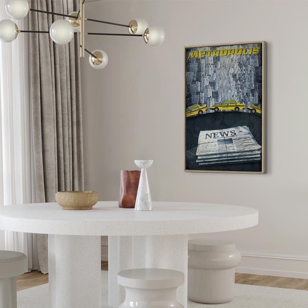 Leinwandbild - Metropolis (1 Part) Vertical