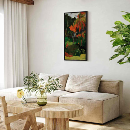 Leinwandbild - Mahana maa I (Paul Gauguin) Artgeist