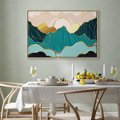 Leinwandbild - Green Pastures (1 Part) Wide