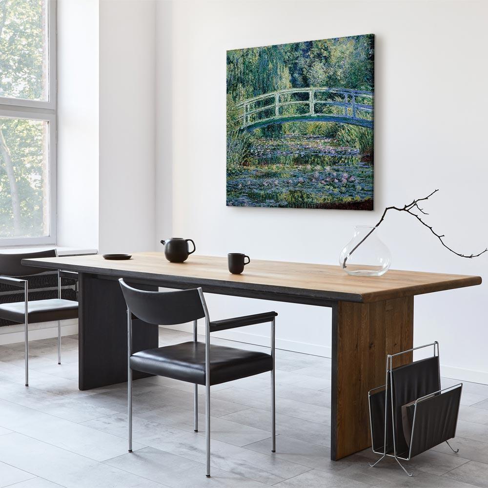 Leinwandbild - Claude Monet – Footbridge in Giverny