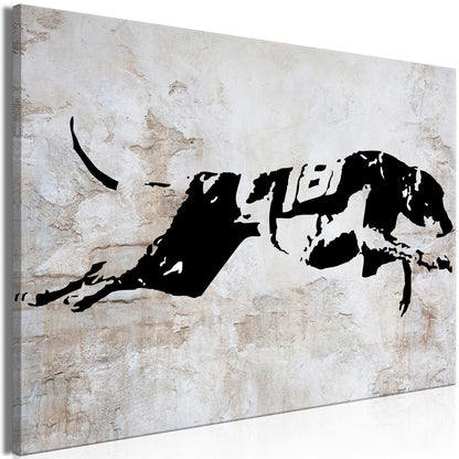 Leinwandbild - Greyhound Race (1 Part) Wide Artgeist