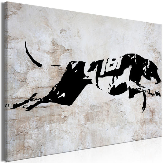 Leinwandbild - Greyhound Race (1 Part) Wide Artgeist