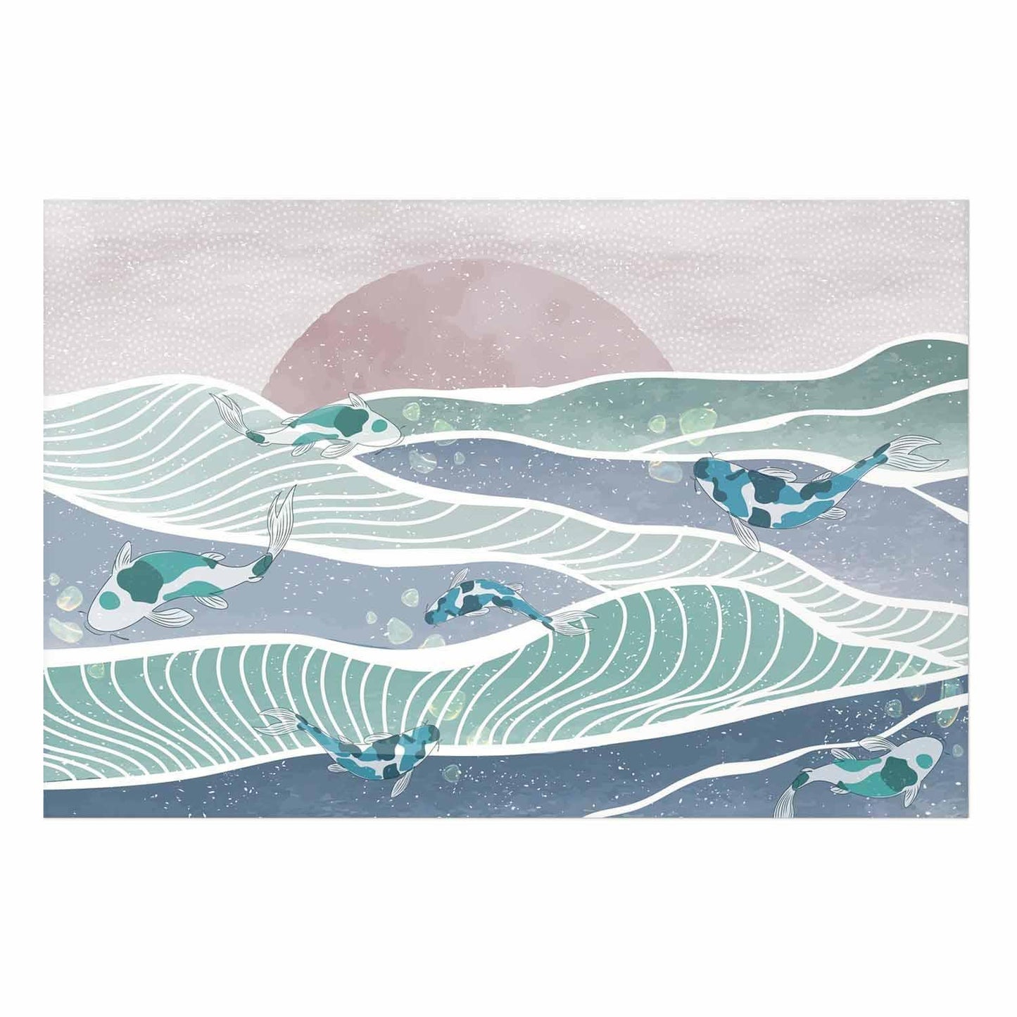 Poster - Fish on the Waves