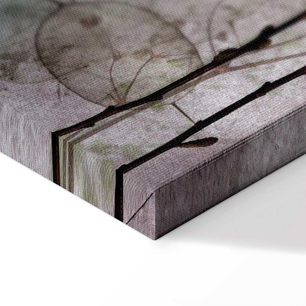 Leinwandbild - Lunaria Fruits (1 Part) Vertical