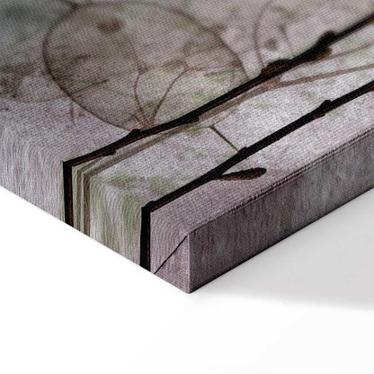 Leinwandbild - Lunaria Fruits (1 Part) Vertical