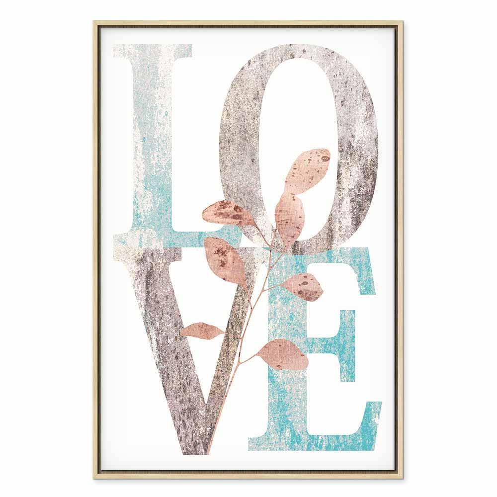 Leinwandbild - Flourishing Letters (1 Part) Vertical