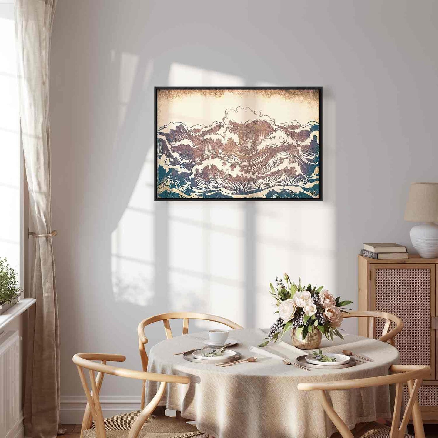 Leinwandbild - Giant waves