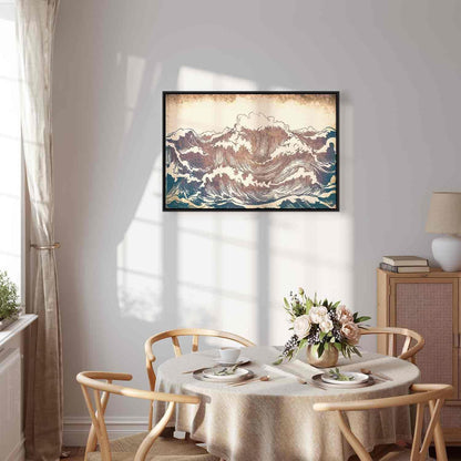 Leinwandbild - Giant waves