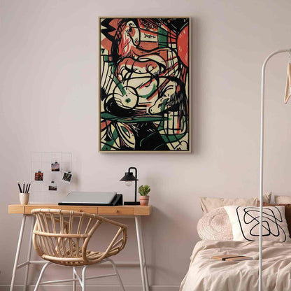 Leinwandbild - Franz Marc – The Birth of the Horse