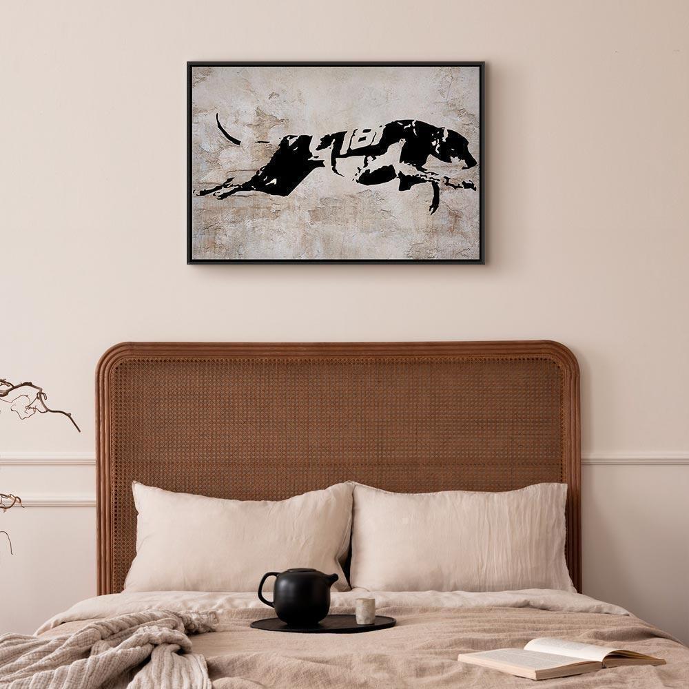 Leinwandbild - Greyhound Race (1 Part) Wide