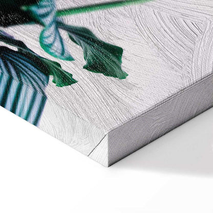 Leinwandbild - Springy Leaves (1 Part) Vertical