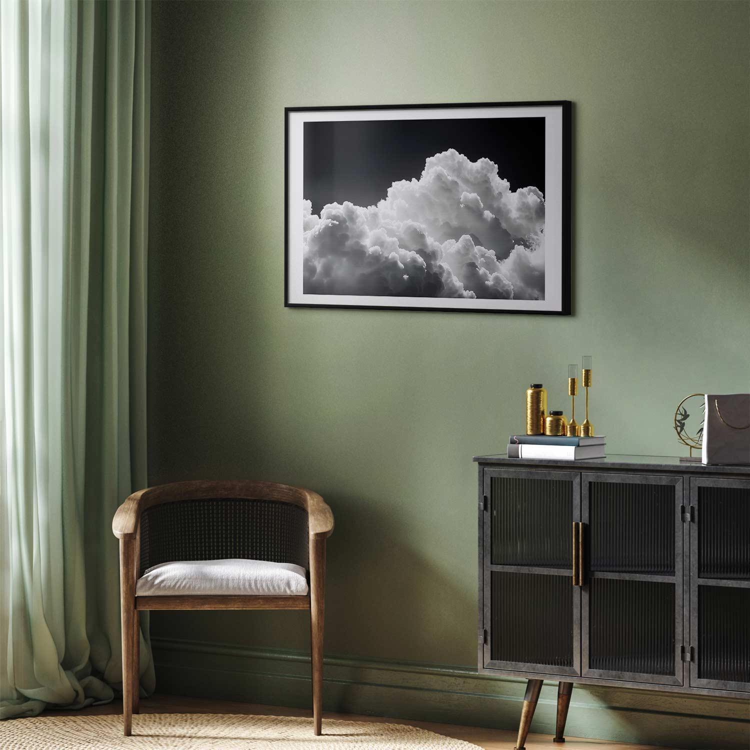 Poster - Discover the Infinite Play of Sunlight – Clouds and Shadows in the Sky Artgeist