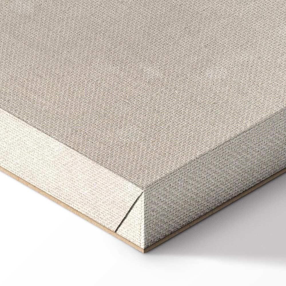 Leinwandbild - Rainy June - Colorful Rainbow Emerging from Clouds on a Bright Background