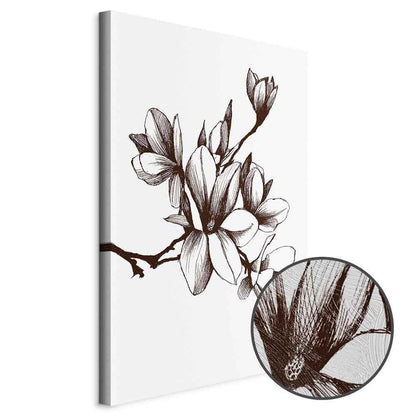 Leinwandbild - Renaissance Magnolias (1 Part) Vertical