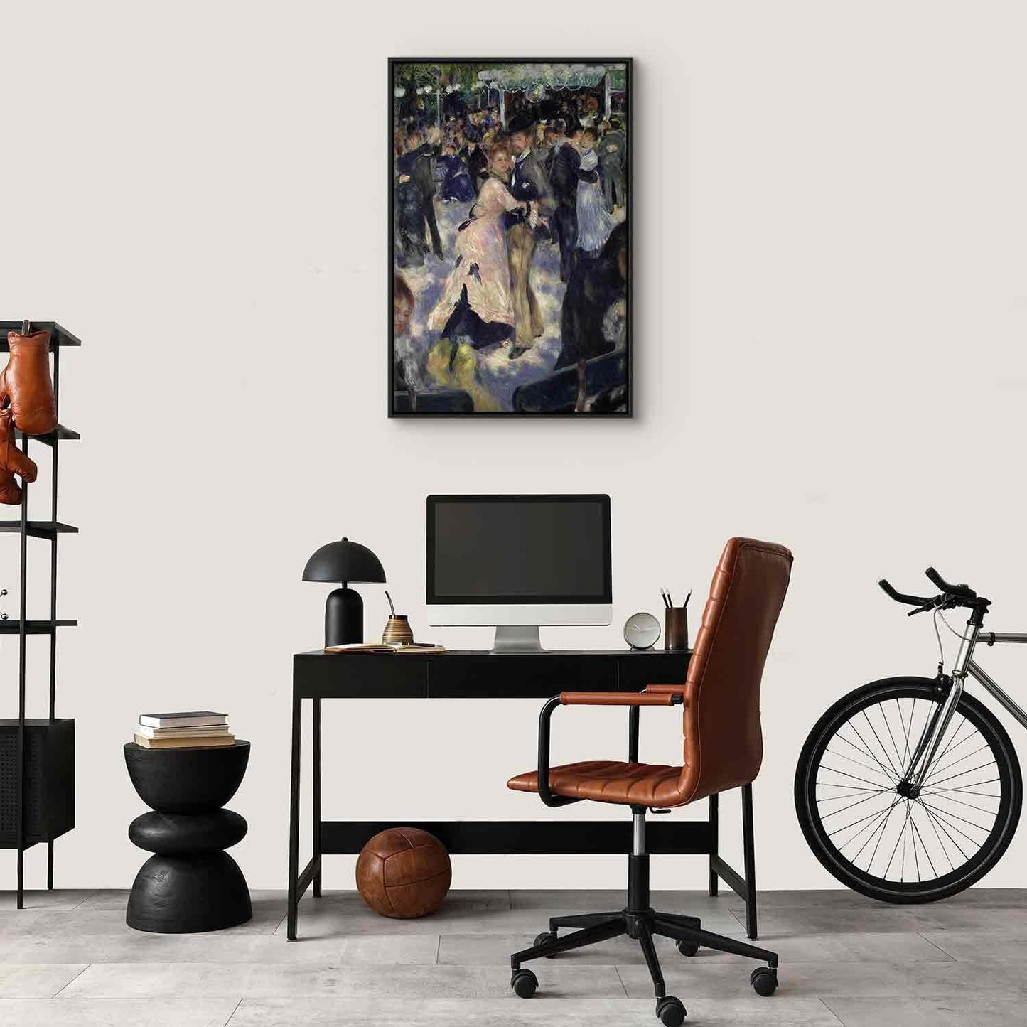 Leinwandbild - Pierre-Auguste Renoir – Le Moulin de la Galette, detail of the dancers