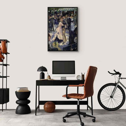 Leinwandbild - Pierre-Auguste Renoir – Le Moulin de la Galette, detail of the dancers