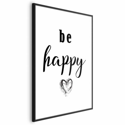 Poster - Be Happy Artgeist