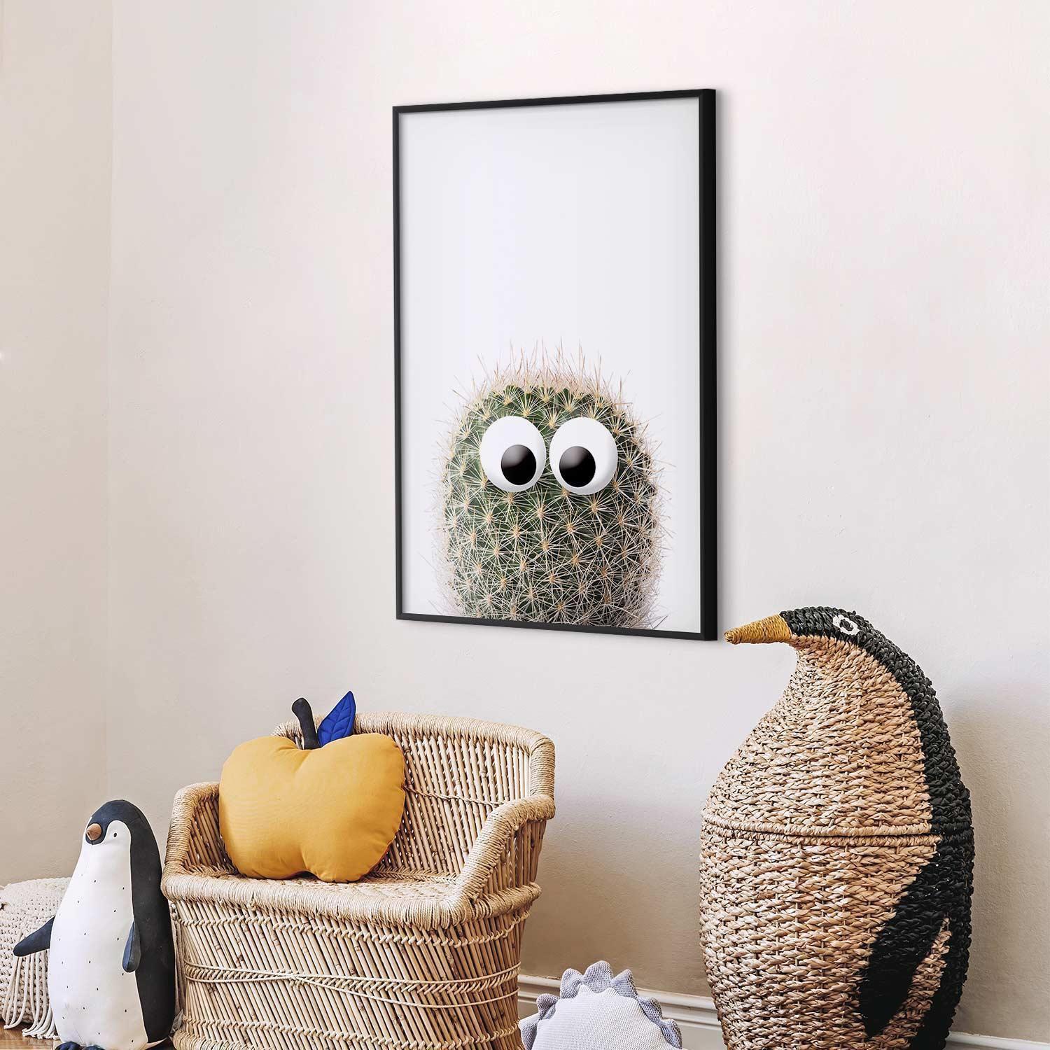 Poster - Cactus with Eyes Artgeist