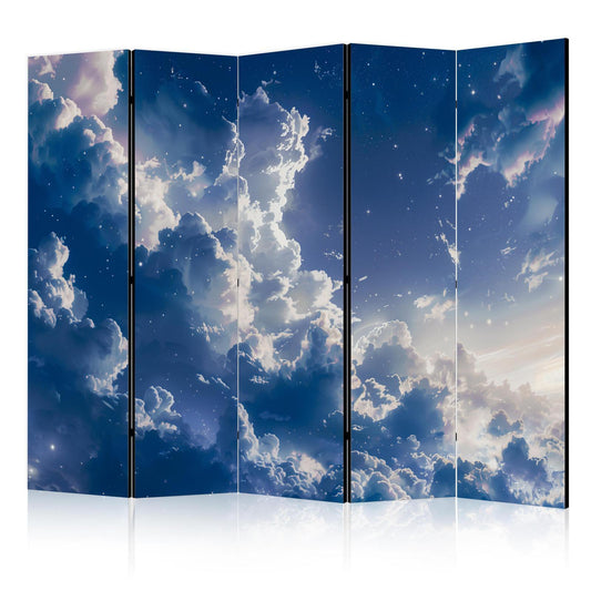 Paravent - Starry Clouds and Delicate Light Over a Corner of the Sky Artgeist