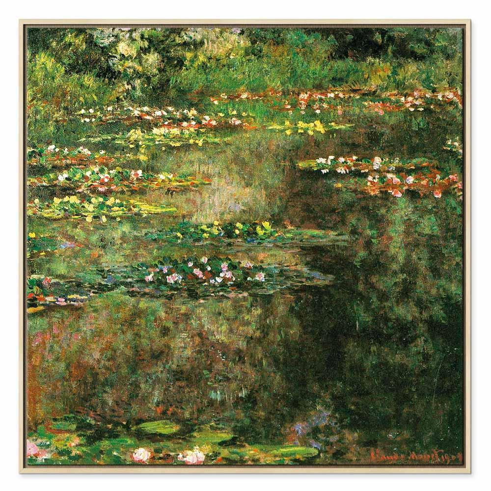 Leinwandbild - Claude Monet – Pond With Water Lilies