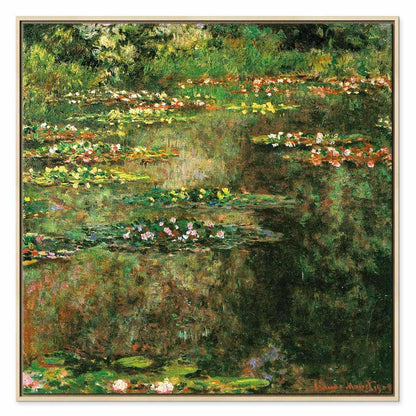 Leinwandbild - Claude Monet – Pond With Water Lilies