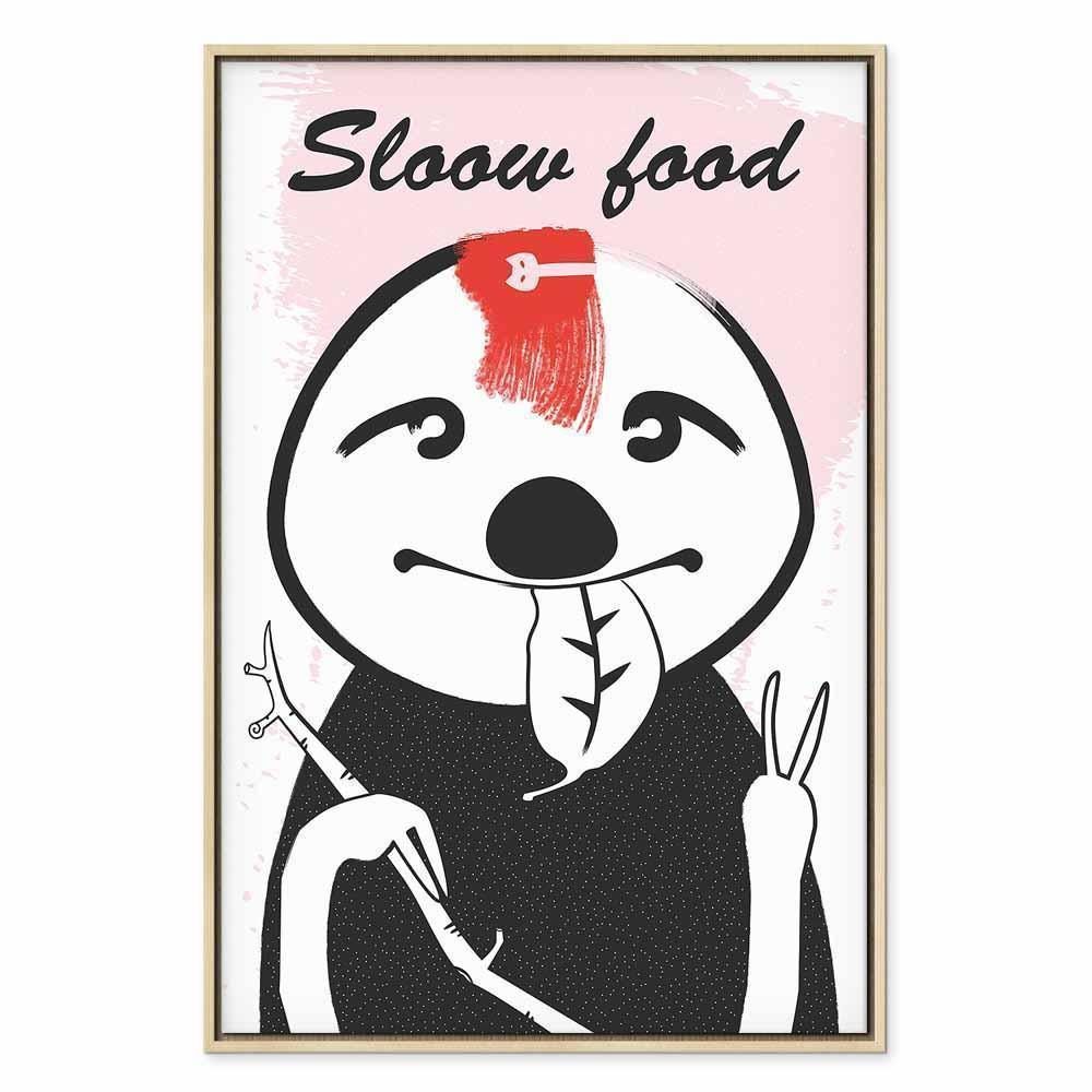 Leinwandbild - Sloth Trendsetter (1 Part) Vertical