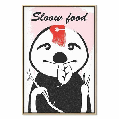 Leinwandbild - Sloth Trendsetter (1 Part) Vertical