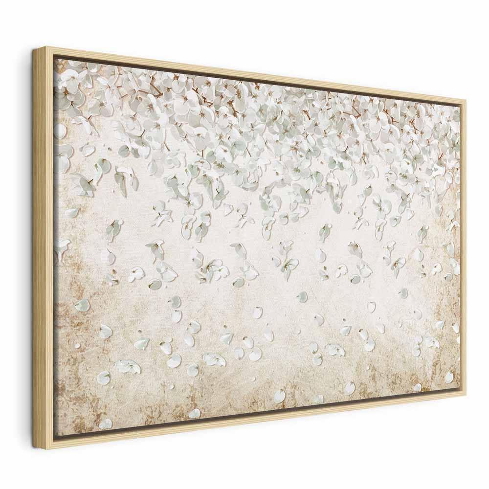 Leinwandbild - Falling Flowers (1 Part) Wide