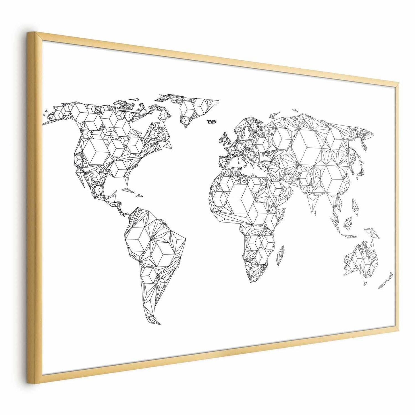 Poster - Geometric Map Artgeist