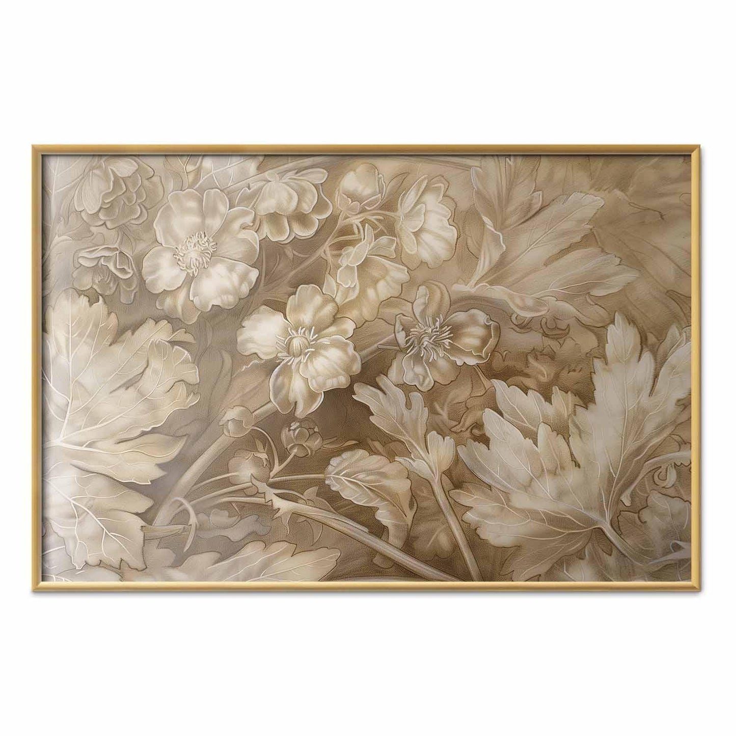 Poster - Ornamental Floral Carvings