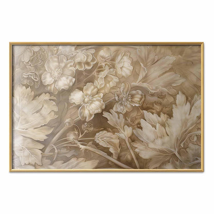 Poster - Ornamental Floral Carvings