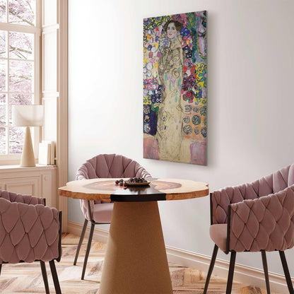 Leinwandbild - Gustav Klimt – Portrait of Maria Munk