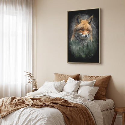 Leinwandbild - Forest Life (1 Part) Vertical