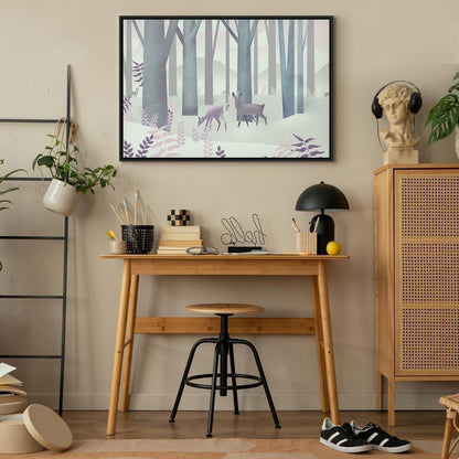 Leinwandbild - Fairy-Tale Forest (1 Part) Vertical - Second Variant