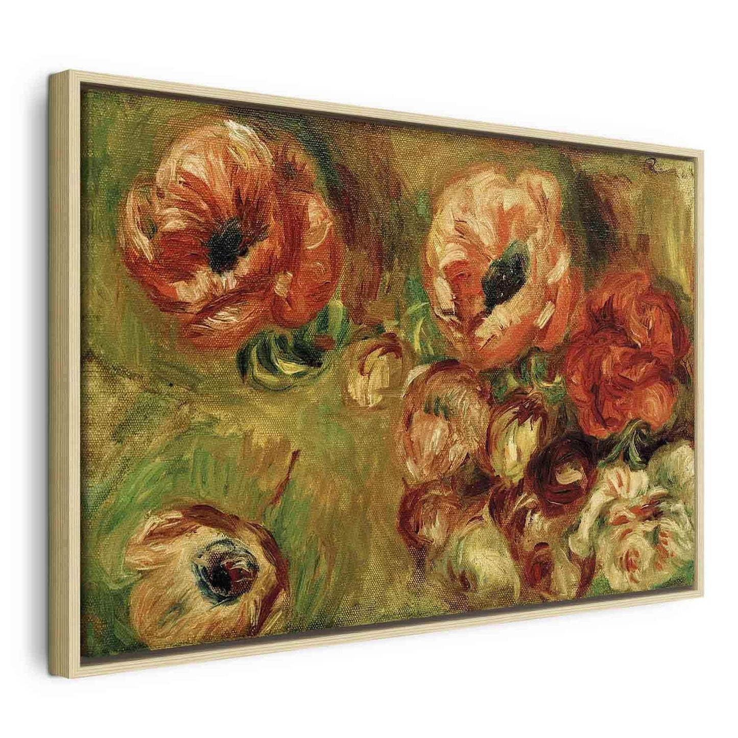 Leinwandbild - Pierre-Auguste Renoir – Les Anémones