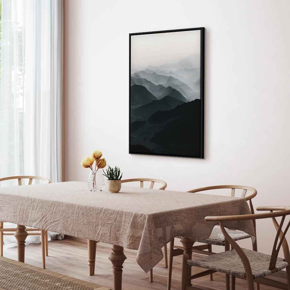 Leinwandbild - Parallel Ridges (1 Part) Vertical